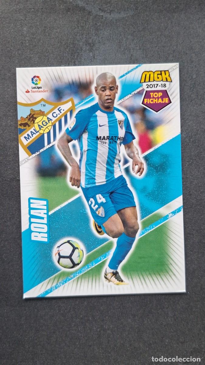 Cromos de f&uacute;tbol: L1 ROLAN MALAGA C. F. 426 TOP FICHAJE PANINI MEGACRACKS 2017 2018 17 18