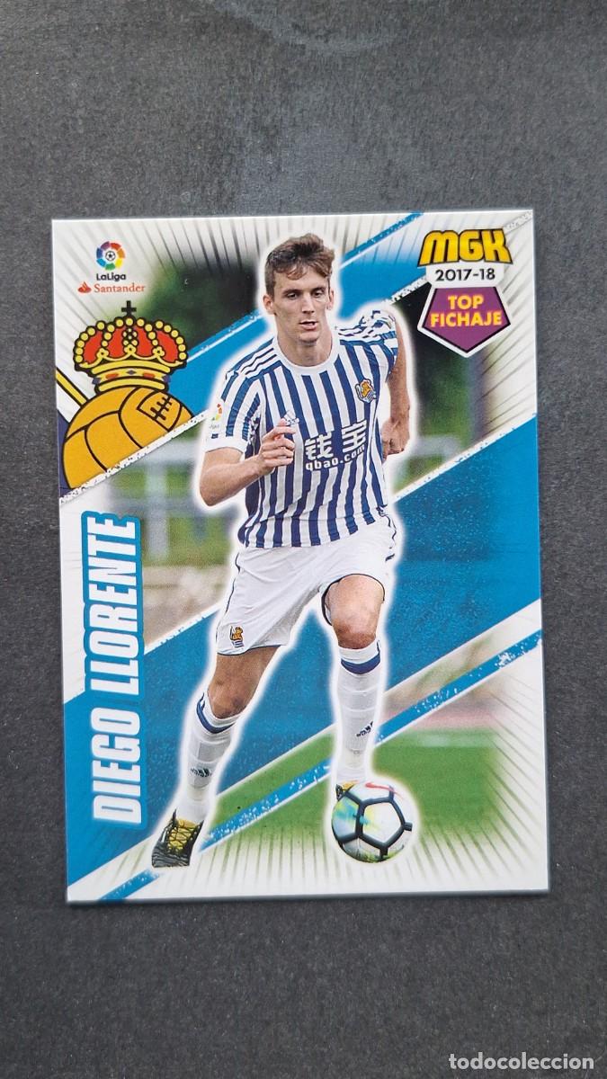 Cromos de f&uacute;tbol: L1 DIEGO LLORENTE REAL SOCIEDAD 451 TOP FICHAJE PANINI MEGACRACKS 2017 2018 17 18