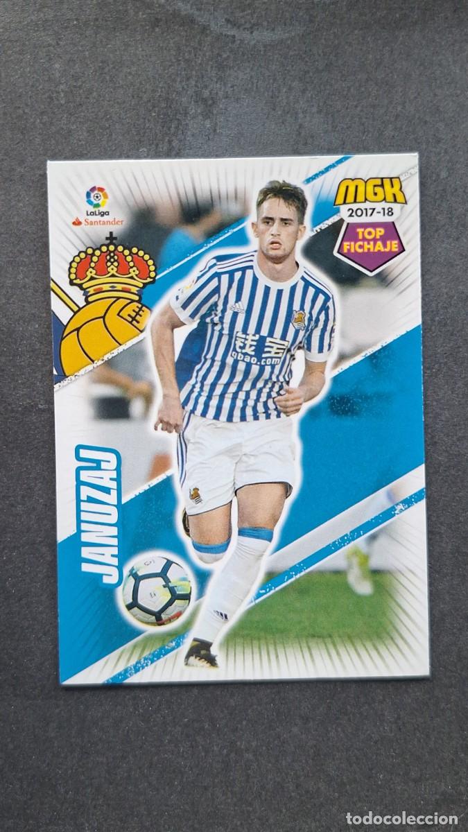 Cromos de f&uacute;tbol: L1 JANUZAJ REAL SOCIEDAD 452 TOP FICHAJE PANINI MEGACRACKS 2017 2018 17 18
