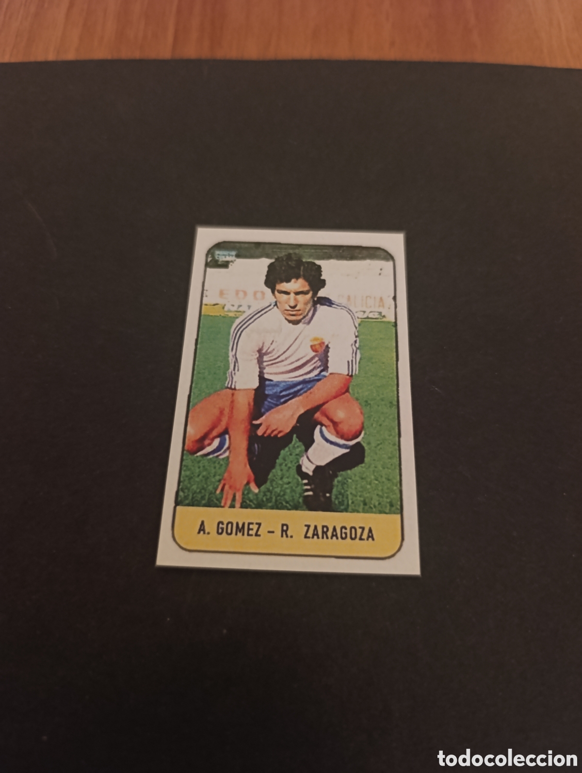 Cromos de f&uacute;tbol: Cromo Antonio G&oacute;mez Real Zaragoza Liga Este 78 79, ampliaci&oacute;n de la colecci&oacute;n.