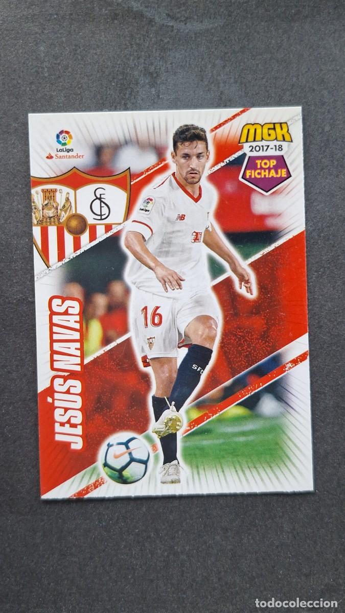 Fu&szlig;ball-Sticker: L1 JESUS NAVAS SEVILLA F. C. 480 TOP FICHAJE PANINI MEGACRACKS 2017 2018 17 18