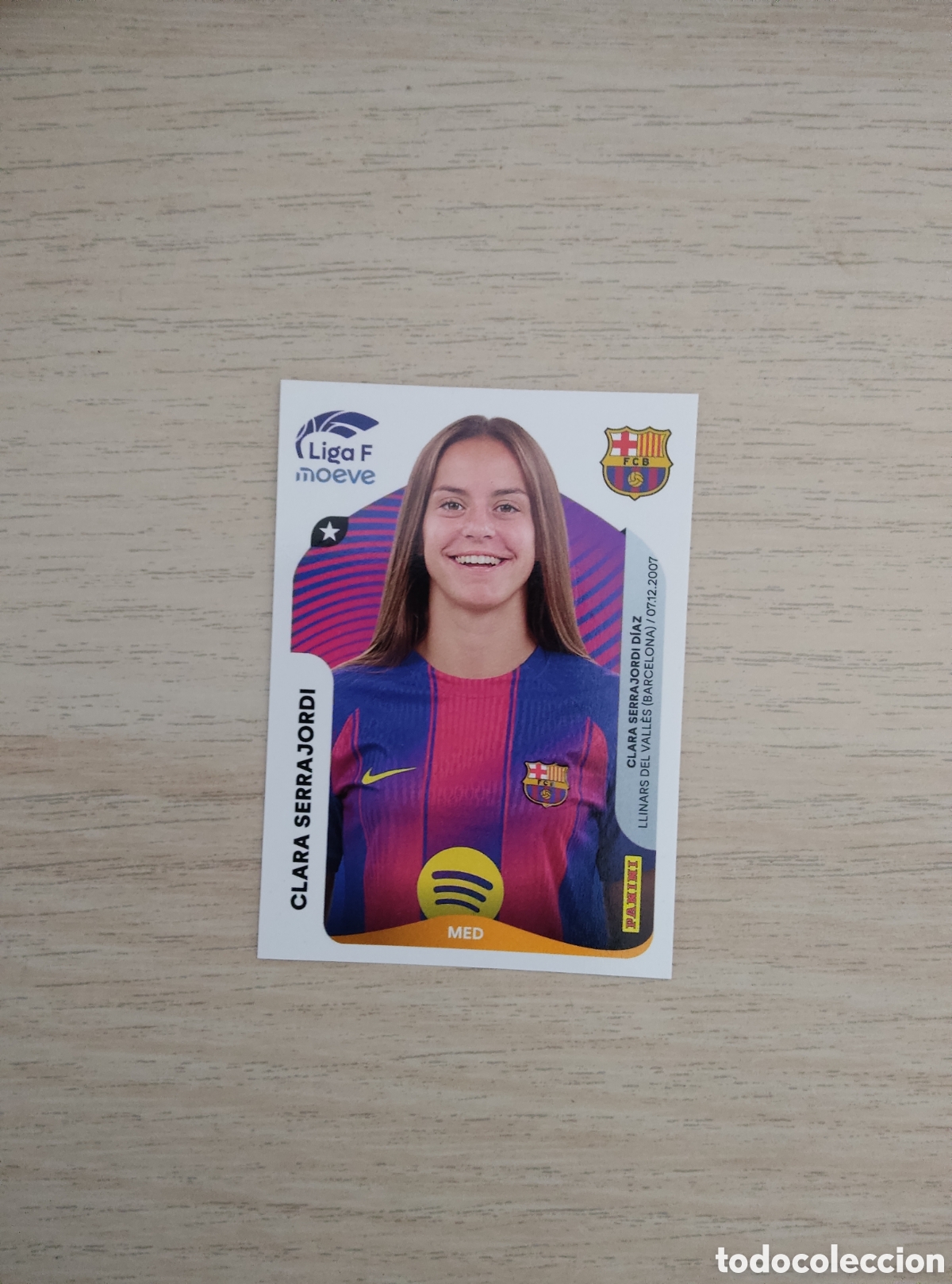 Fu&szlig;ball-Sticker: 94 B CLARA SERRAORDI BARCELONA LIGA F 2025 2026