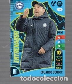 Fu&szlig;ball-Sticker: CROMO DE XL ADRENALYN DE PANINI DEL A&Ntilde;O 2024 / 25 DEL ALAVES EDUARDO COUDET N&ordm; 470