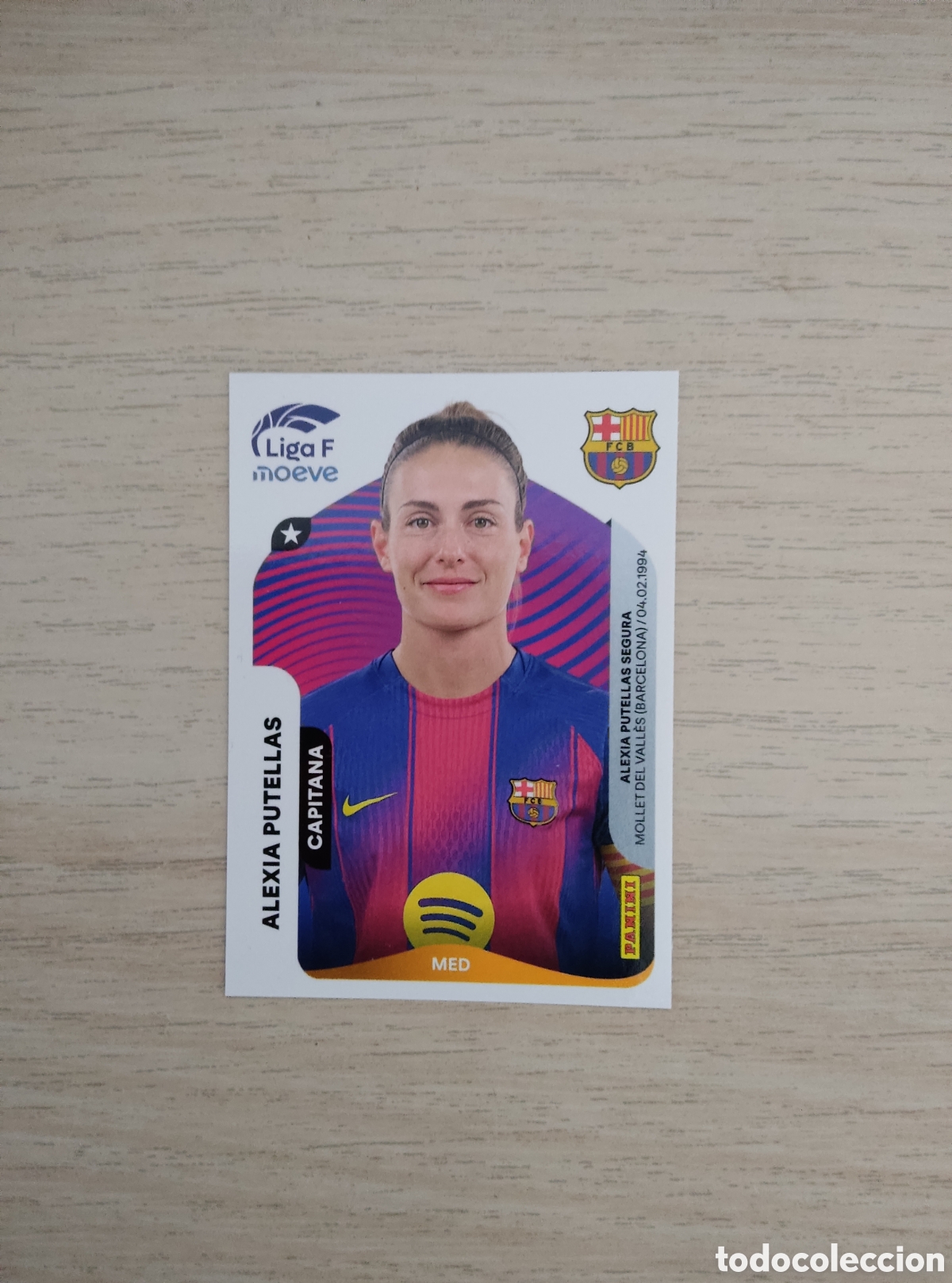 Fu&szlig;ball-Sticker: 95 ALEXIA PUTELLAS BARCELONA LIGA F 2025 2026