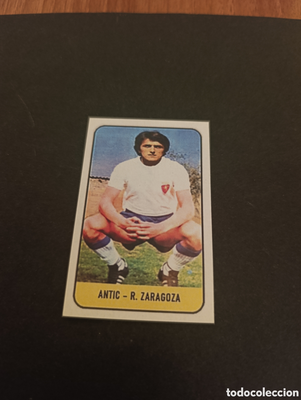 Fu&szlig;ball-Sticker: Cromo Antic Real Zaragoza Liga Este 78 79, ampliaci&oacute;n de la colecci&oacute;n.