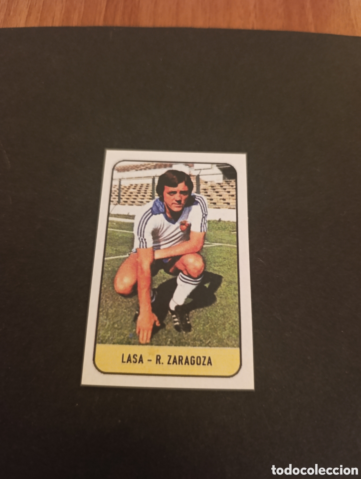 Cromos de Futebol: Cromo Lasa Real Zaragoza Liga Este 78 79, ampliaci&oacute;n de la colecci&oacute;n.