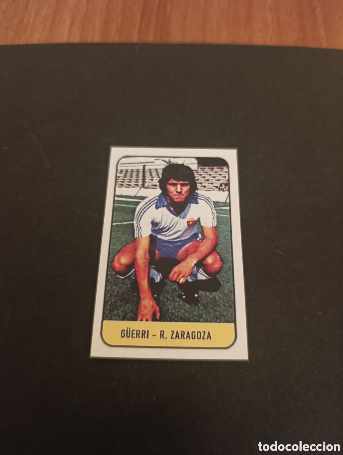 Cromos de f&uacute;tbol: Cromo G&uuml;erri Real Zaragoza Liga Este 78 79, ampliaci&oacute;n de la colecci&oacute;n.