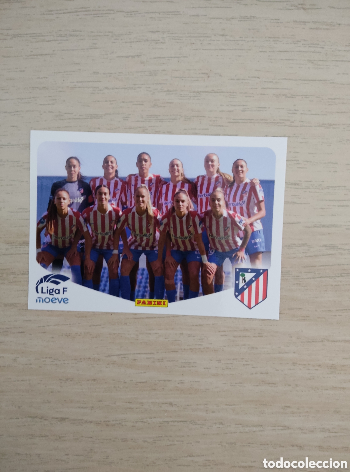 Cromos de f&uacute;tbol: 43 PLANTILLA ATLETICO MADRID LIGA F 2025 2026