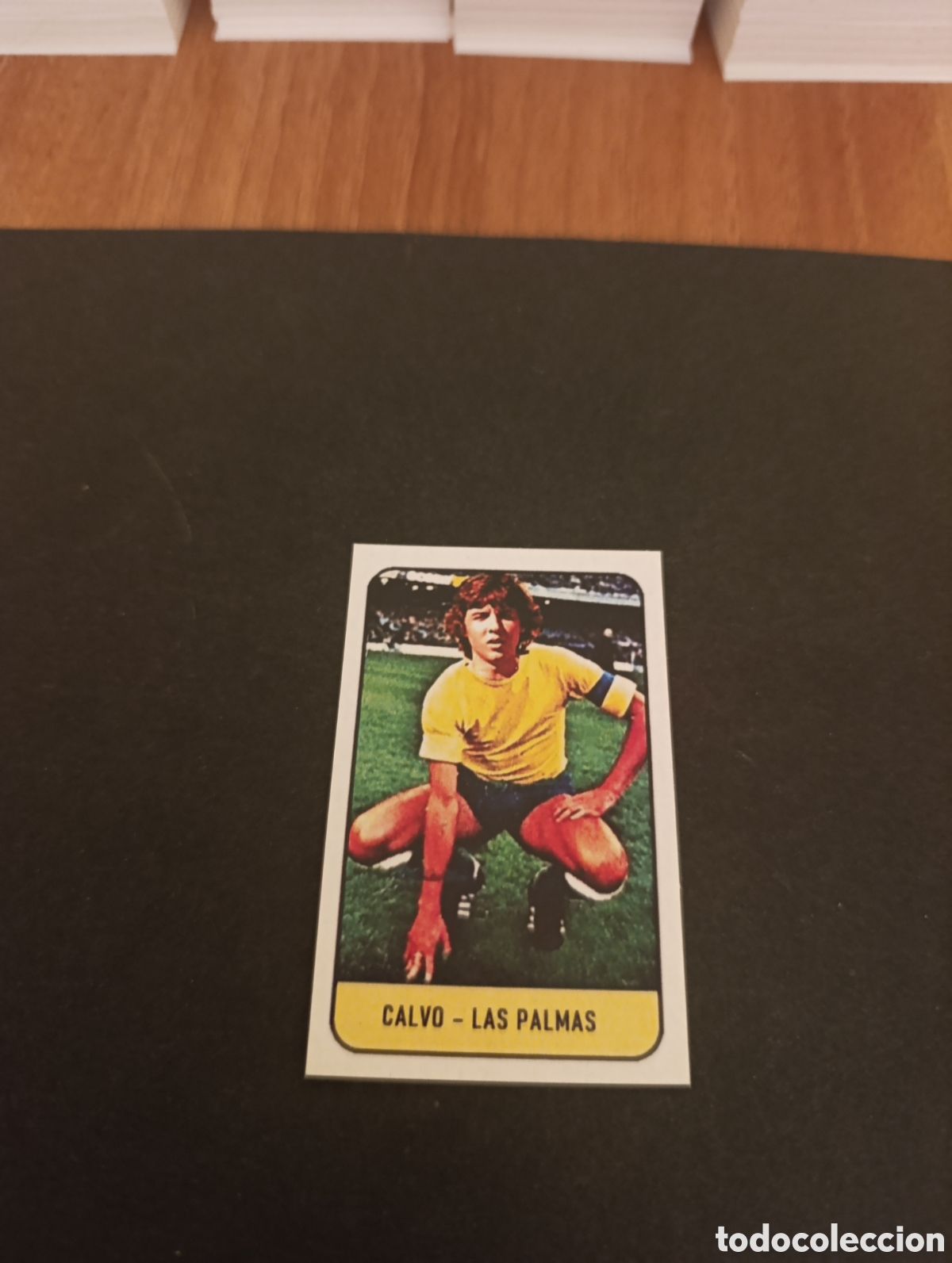 Cromos de f&uacute;tbol: Cromo Calvo UD Las Palmas Liga Este 78 79, ampliaci&oacute;n de la colecci&oacute;n.