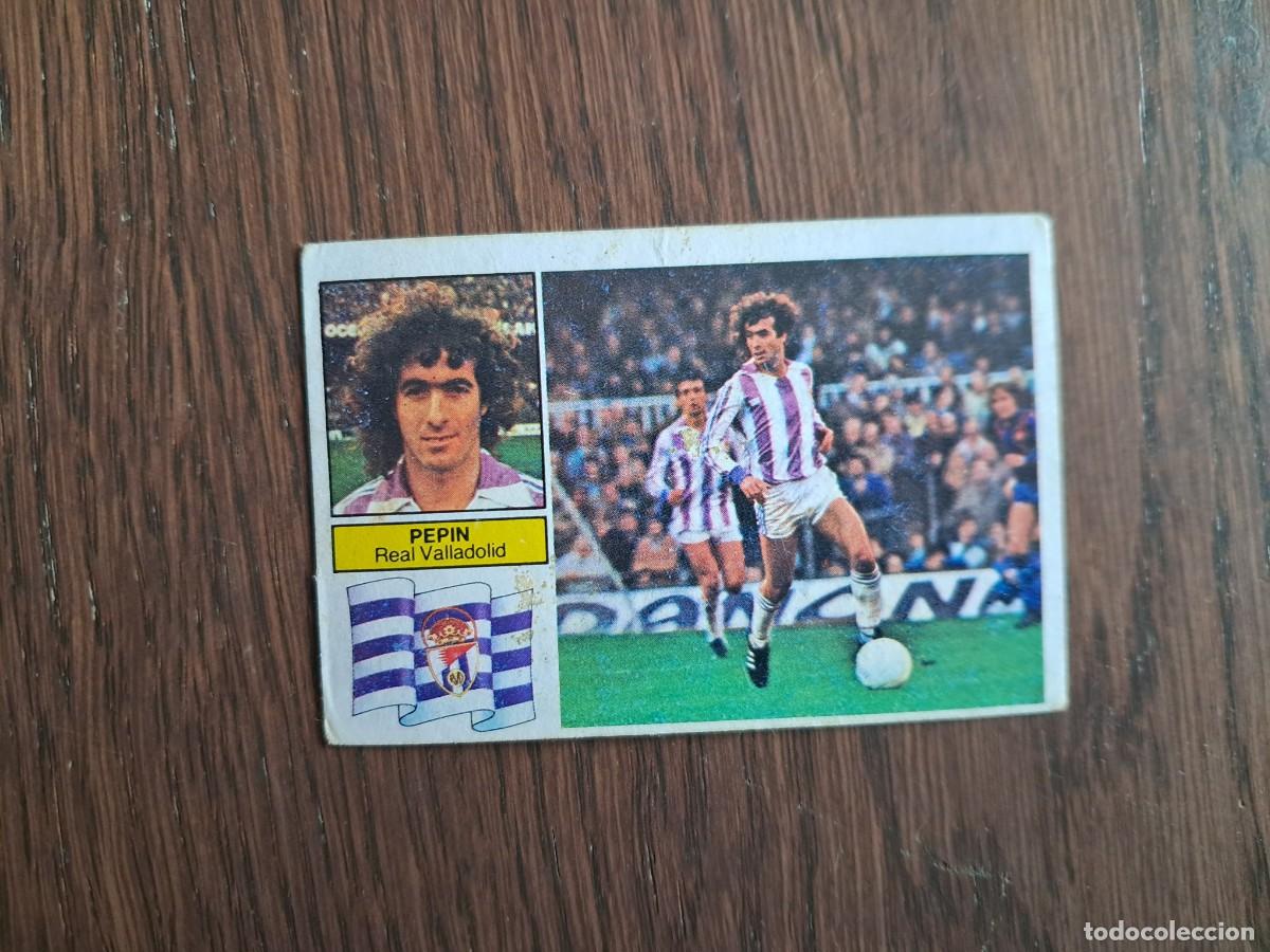 Cromos de f&uacute;tbol: cromo de futbol, edic. Este, liga 82-83, Pep&iacute;n, Real Valladolid. sin pegar