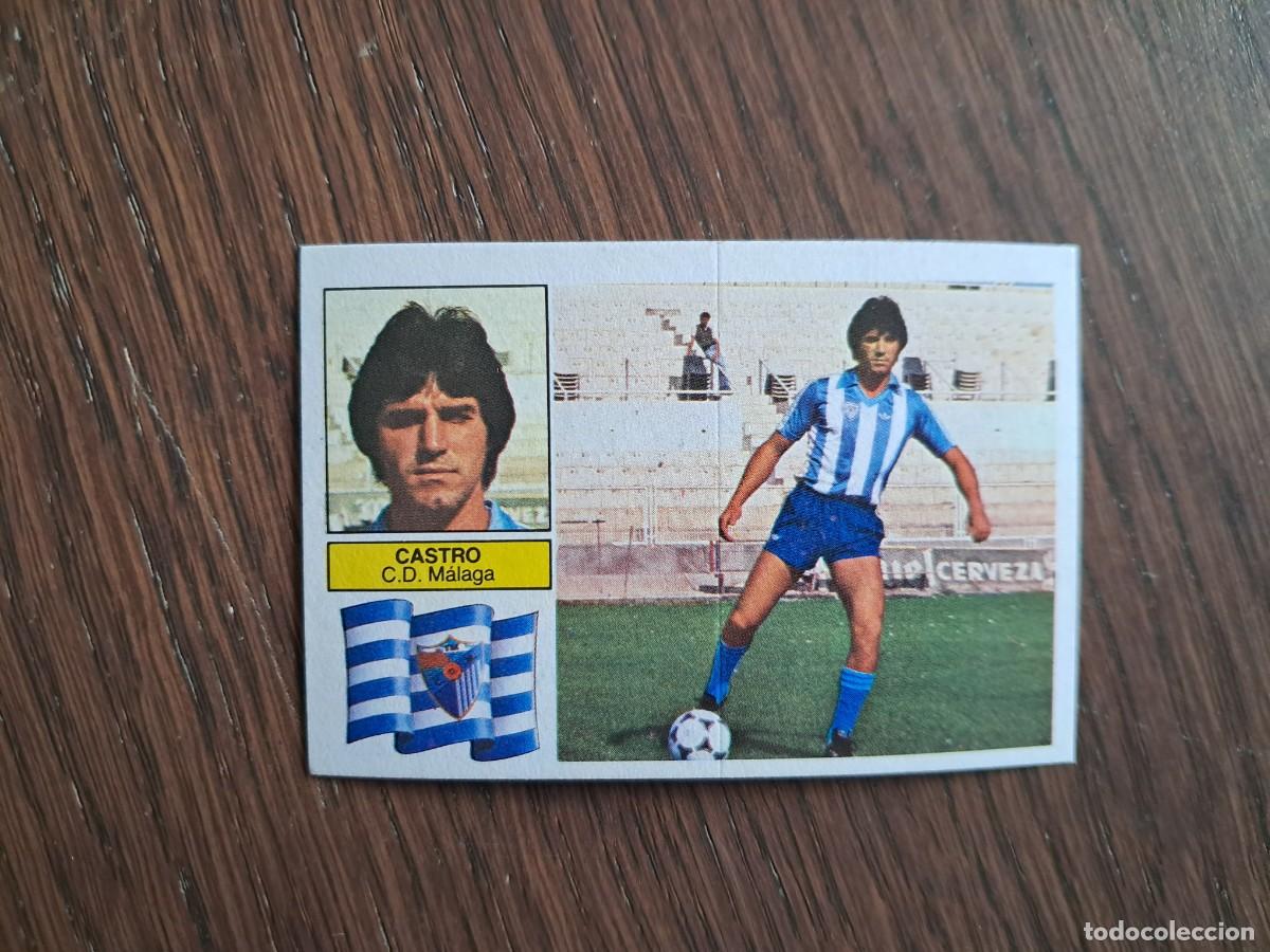 Cromos de f&uacute;tbol: cromo de futbol, edic. Este, liga 82-83, Castro, C.D. M&aacute;laga. sin pegar