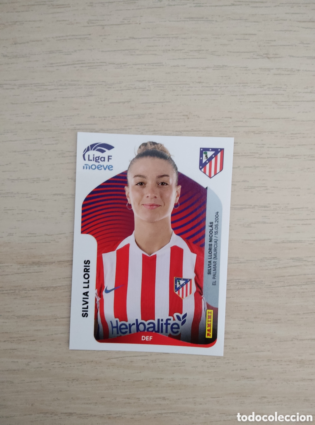 Cromos de f&uacute;tbol: 49 SILVIA LLORIS ATLETICO MADRID LIGA F 2025 2026