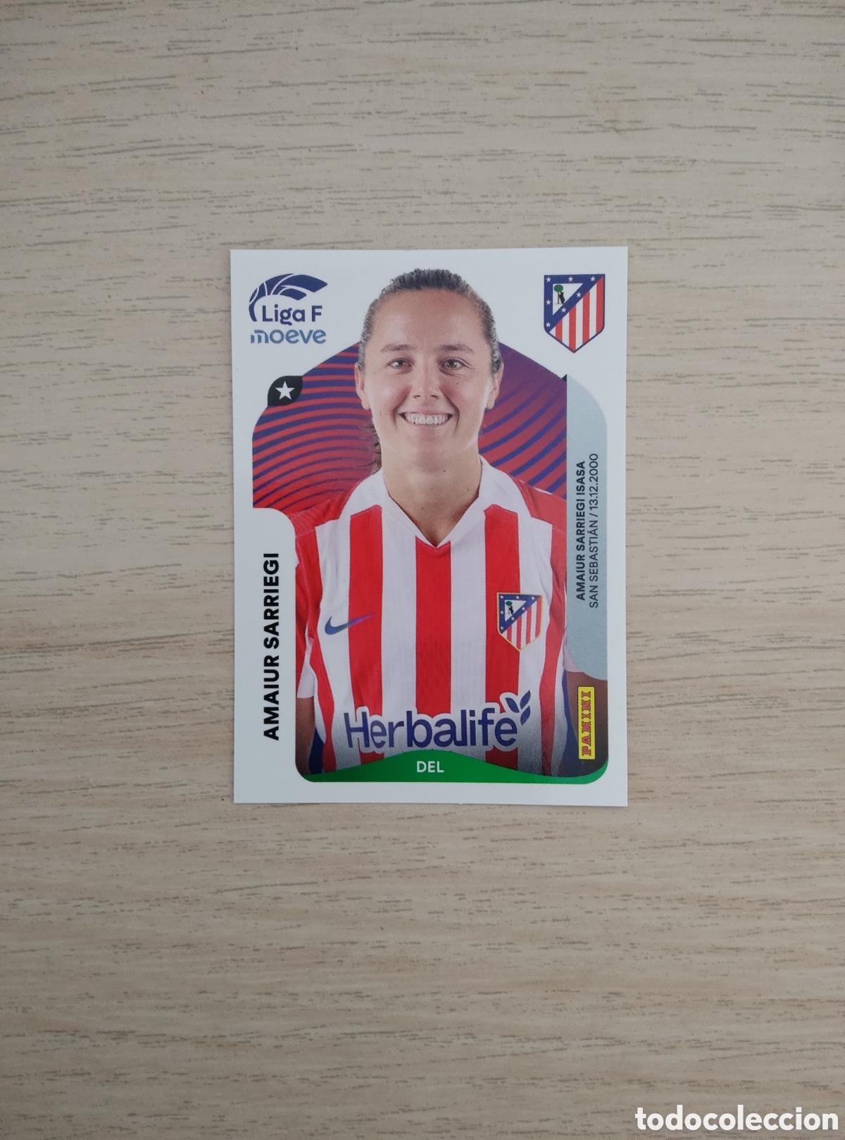 Cromos de f&uacute;tbol: 61 AMAIUR SARRIEGI ATLETICO MADRID LIGA F 2025 2026