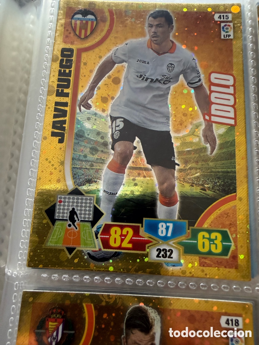 Football Stickers: Adrenalyn XL 2013-14. JAVI FUEGO. &Iacute;DOLO