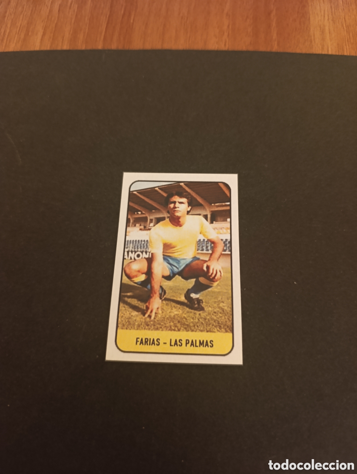 Cromos de f&uacute;tbol: Cromo Farias UD Las Palmas Liga Este 78 79, ampliaci&oacute;n de la colecci&oacute;n.