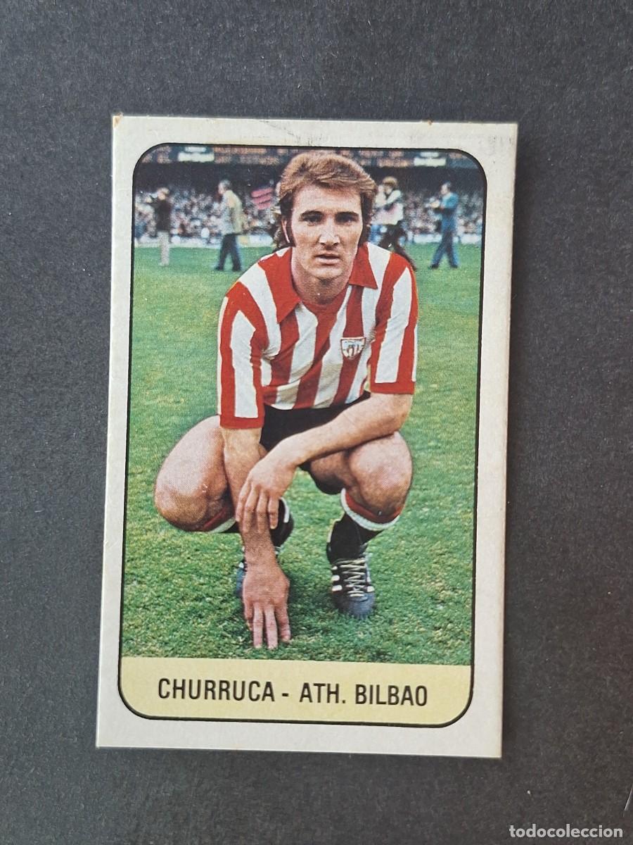 Cromos de f&uacute;tbol: L3 CHURRUCA ATHLETIC CLUB DE BILBAO LIGA ESTE 1978 1979 78 79 DESPEGADO RECUPERADO