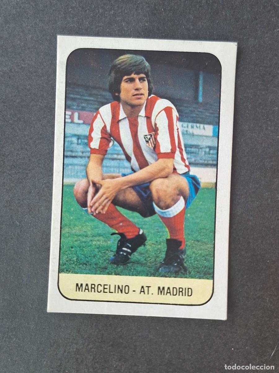 Fu&szlig;ball-Sticker: L3 MARCELINO ATLETICO DE MADRID LIGA ESTE 1978 1979 78 79 DESPEGADO RECUPERADO