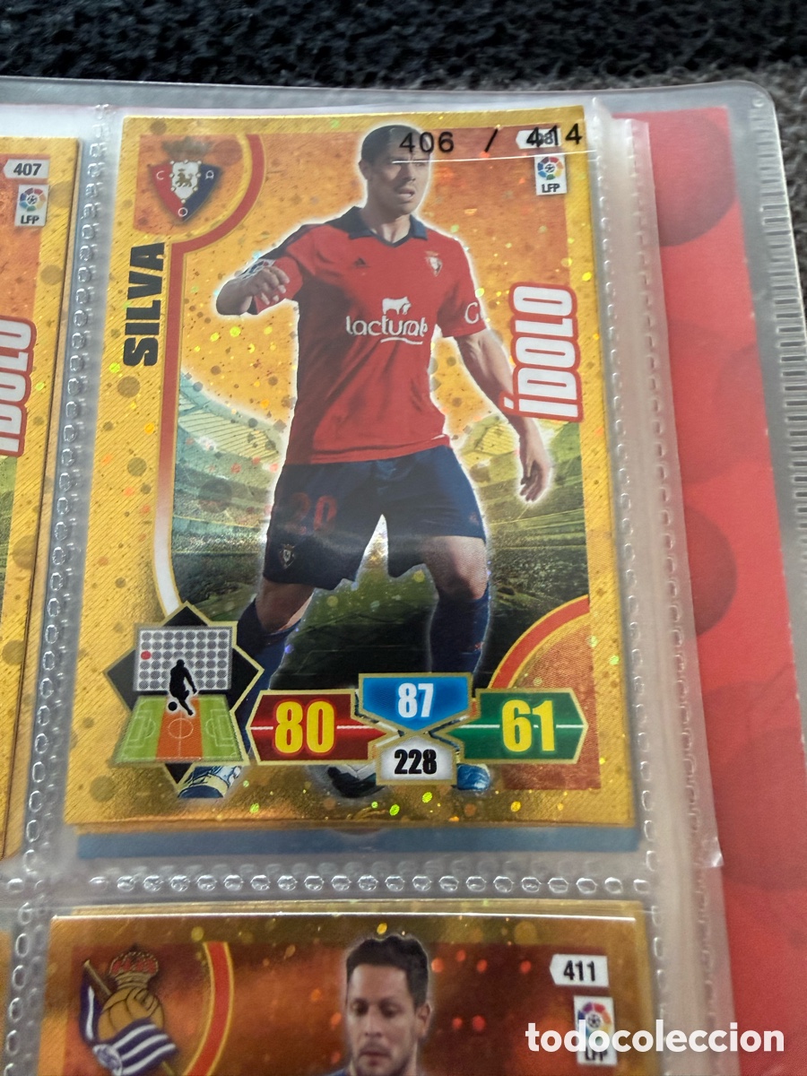 Football Stickers: Adrenalyn XL 2013-14. SILVA. &Iacute;DOLO