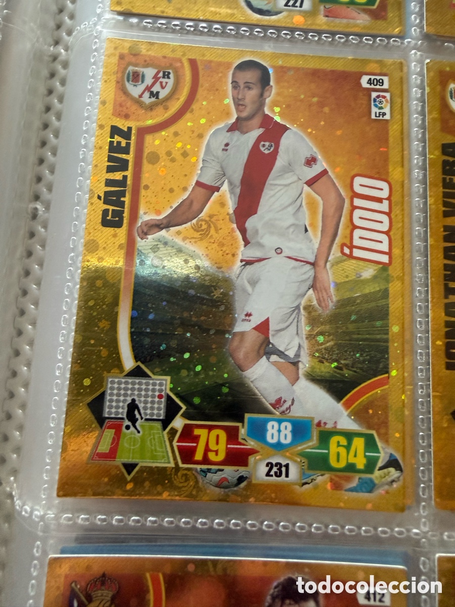 Cromos de Futebol: Adrenalyn XL 2013-14. G&Aacute;LVEZ. &Iacute;DOLO