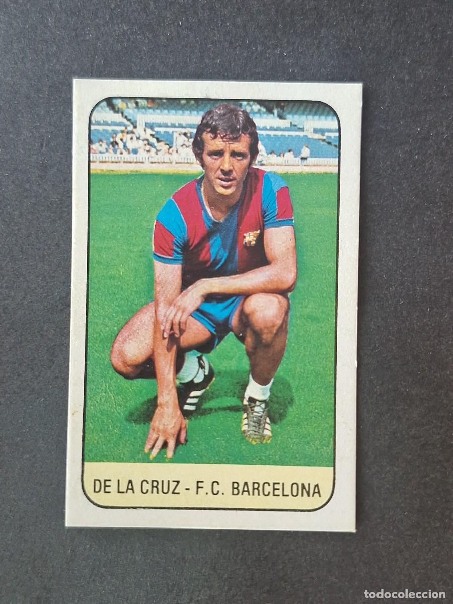 Cromos de f&uacute;tbol: L3 DE LA CRUZ F. C. BARCELONA LIGA ESTE 1978 1979 78 79 DESPEGADO RECUPERADO