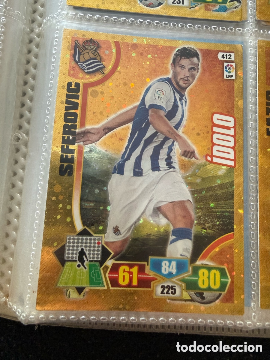 Cromos de f&uacute;tbol: Adrenalyn XL 2013-14. SEFAROVIC. &Iacute;DOLO
