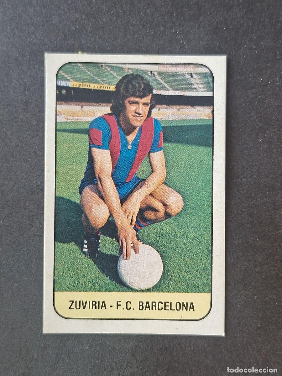 Cromos de f&uacute;tbol: L3 ZUVIRIA F. C. BARCELONA LIGA ESTE 1978 1979 78 79 DESPEGADO RECUPERADO
