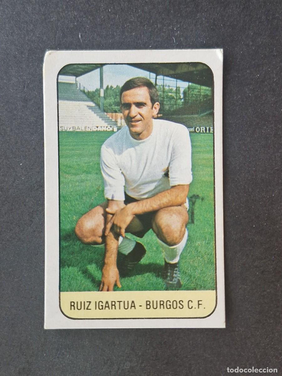 Cromos de f&uacute;tbol: L3 RUIZ IGARTUA BURGOS C. F. LIGA ESTE 1978 1979 78 79 DESPEGADO RECUPERADO
