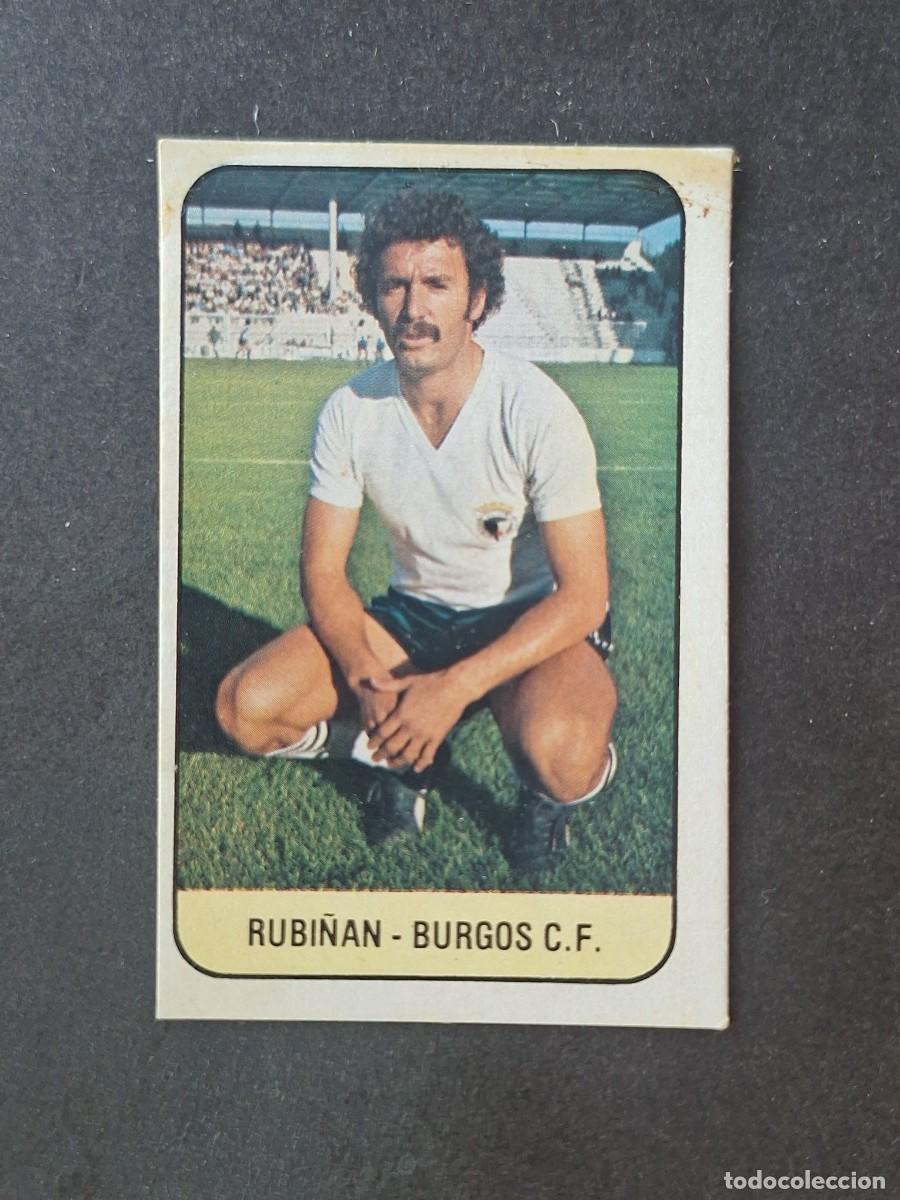 Cromos de f&uacute;tbol: L3 RUBI&Ntilde;AN BURGOS C. F. LIGA ESTE 1978 1979 78 79 DESPEGADO RECUPERADO