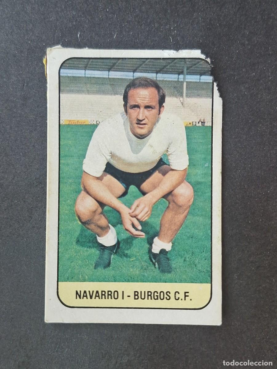 Cromos de f&uacute;tbol: L3 NAVARRO I BURGOS C. F. LIGA ESTE 1978 1979 78 79 DESPEGADO RECUPERADO
