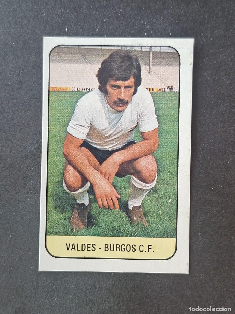 Cromos de f&uacute;tbol: L3 VALDES BURGOS C. F. LIGA ESTE 1978 1979 78 79 DESPEGADO RECUPERADO