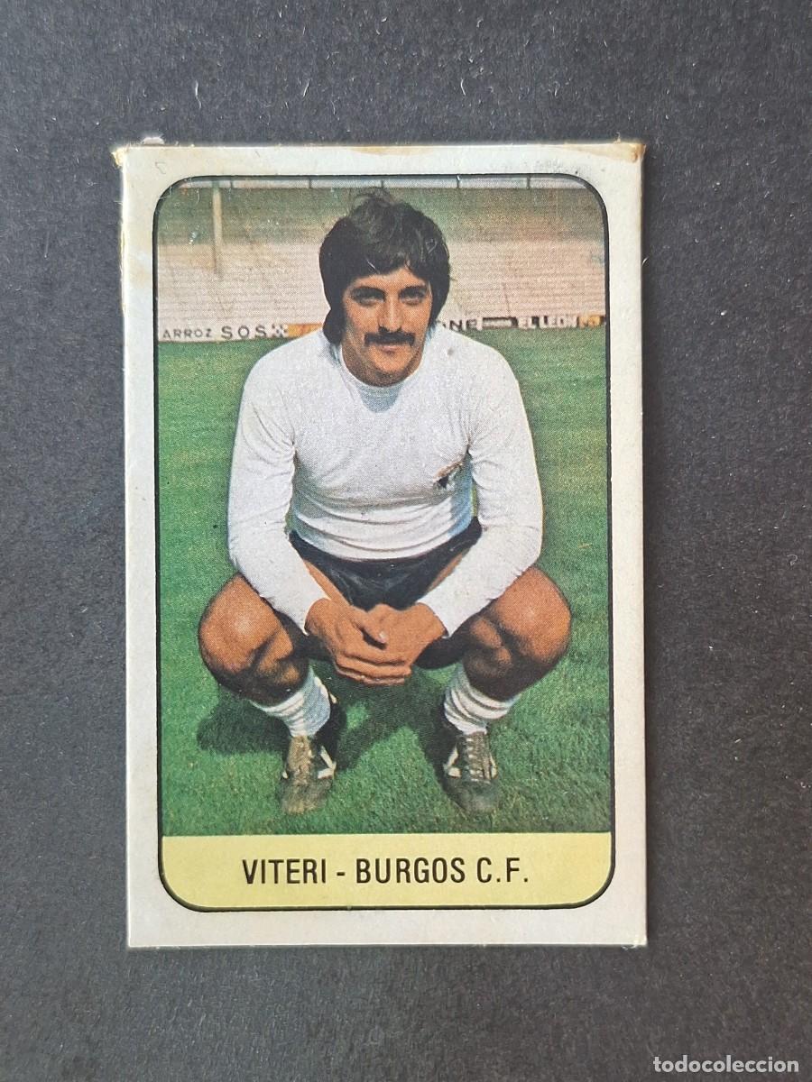 Cromos de f&uacute;tbol: L3 VITERI BURGOS C. F. LIGA ESTE 1978 1979 78 79 DESPEGADO RECUPERADO