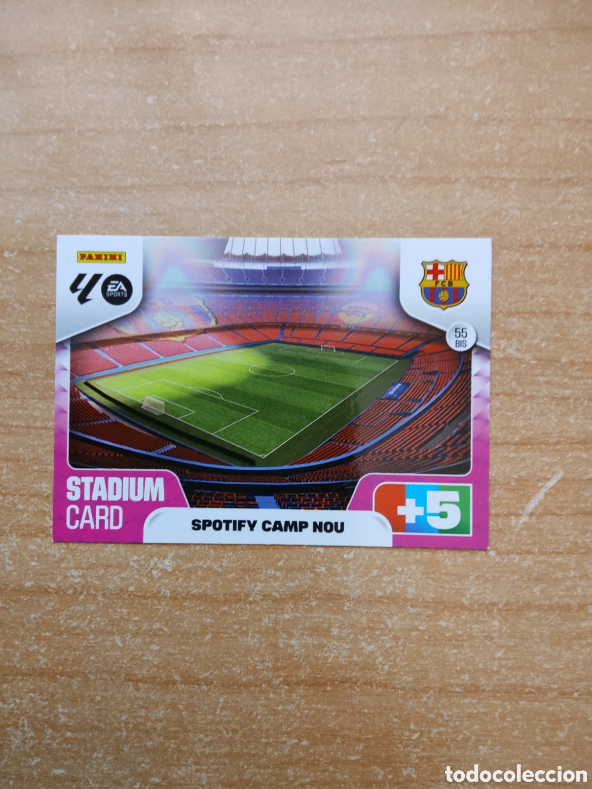 Cromos de f&uacute;tbol: 55 BIS SPOTIFY CAMP NOU BARCELONA ADRENALYN XL LIGA 2025 2026