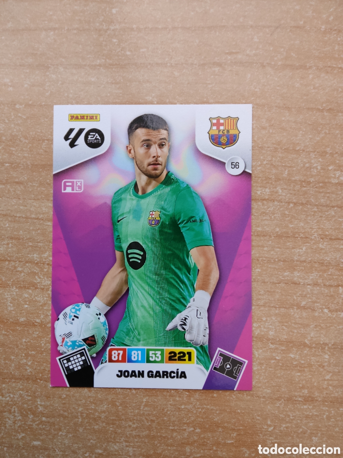 Cromos de f&uacute;tbol: 56 JOAN GARCIA BARCELONA ADRENALYN XL LIGA 2025 2026