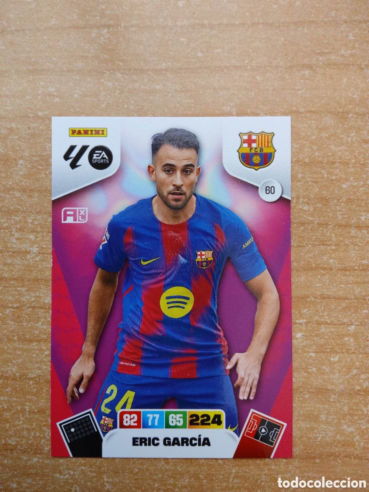 Cromos de f&uacute;tbol: 60 ERIC GARCIA BARCELONA ADRENALYN XL LIGA 2025 2026