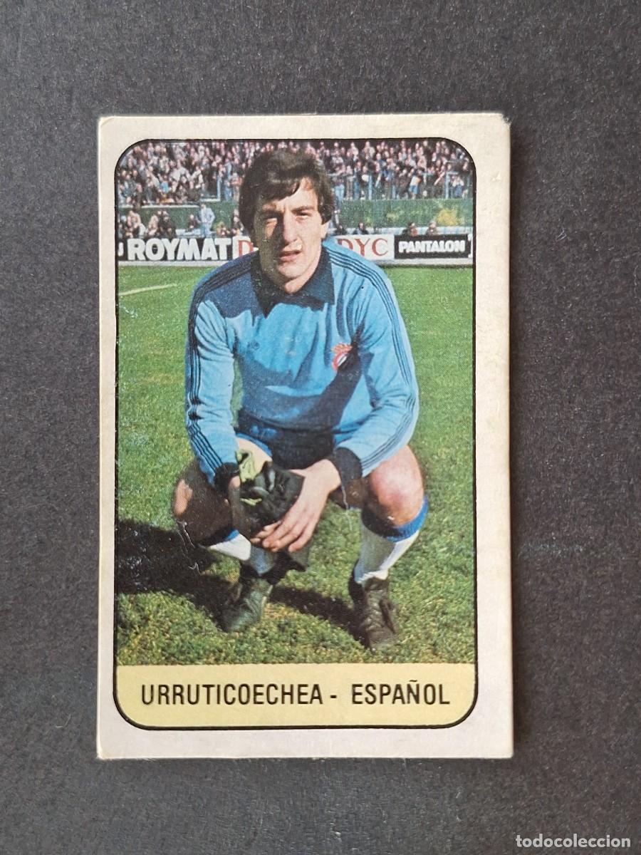 Cromos de f&uacute;tbol: L3 URRUTICOECHEA R. C. D. ESPA&Ntilde;OL LIGA ESTE 1978 1979 78 79 DESPEGADO RECUPERADO