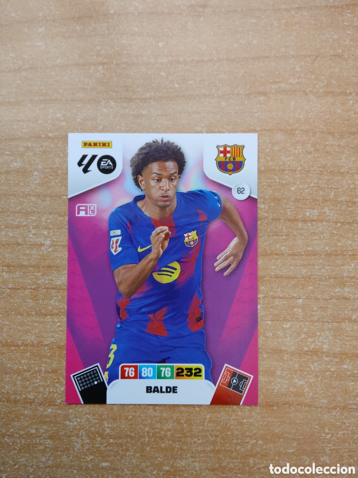 Cromos de f&uacute;tbol: 62 BALDE BARCELONA ADRENALYN XL LIGA 2025 2026