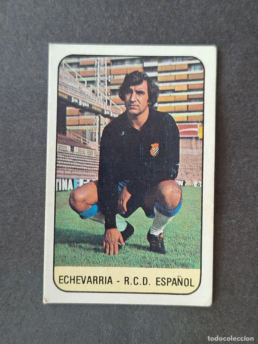 Cromos de f&uacute;tbol: L3 ECHEVARRIA R. C. D. ESPA&Ntilde;OL LIGA ESTE 1978 1979 78 79 DESPEGADO RECUPERADO