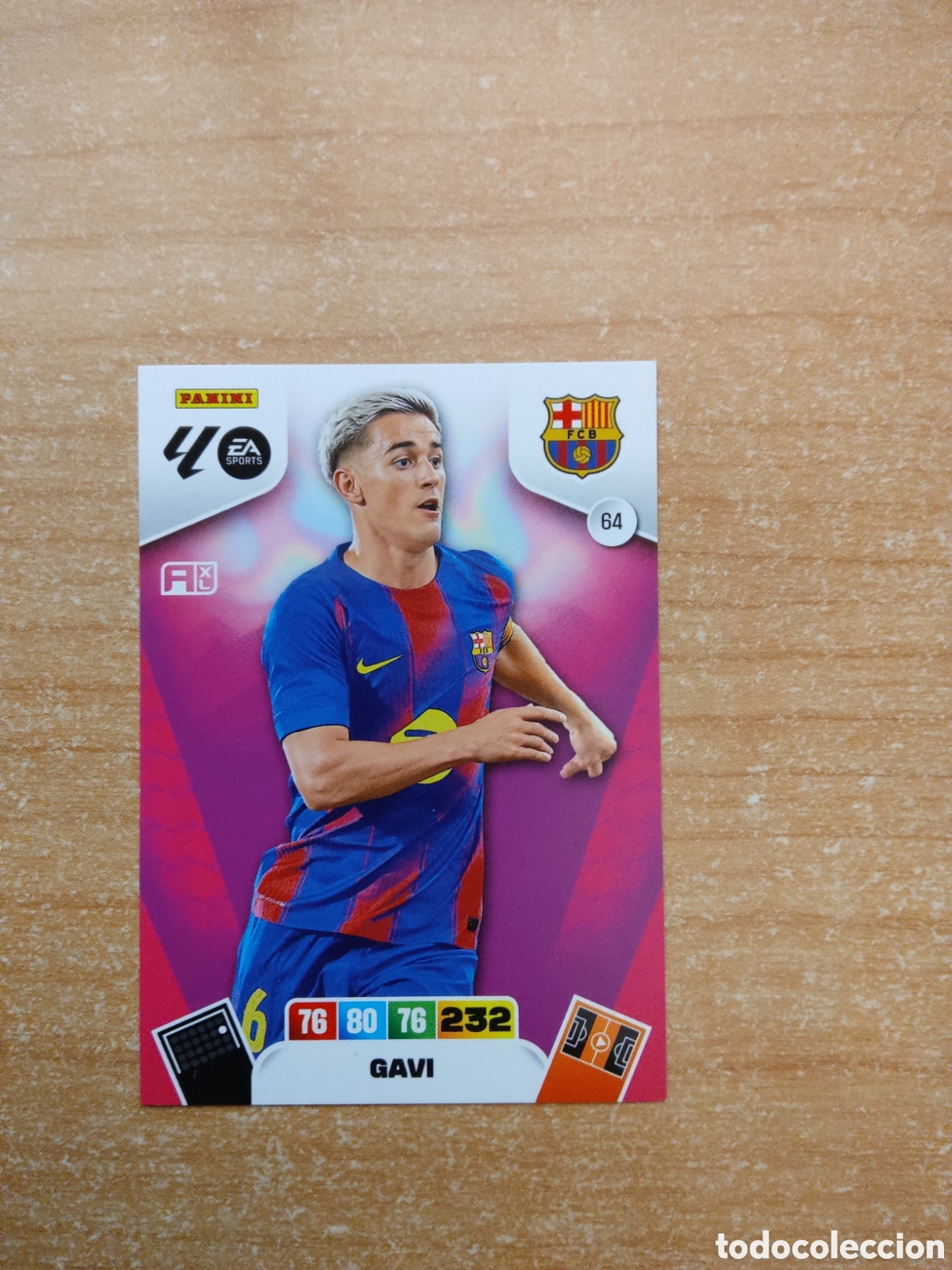 Cromos de f&uacute;tbol: 64 GAVI BARCELONA ADRENALYN XL LIGA 2025 2026