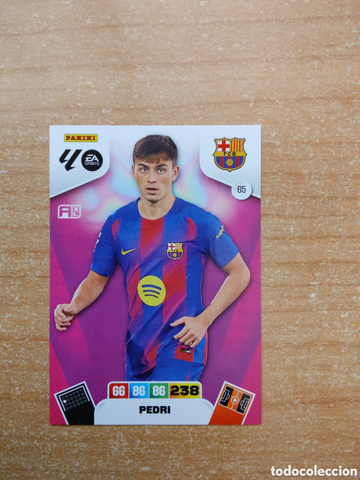 Cromos de f&uacute;tbol: 65 PEDRI BARCELONA ADRENALYN XL LIGA 2025 2026