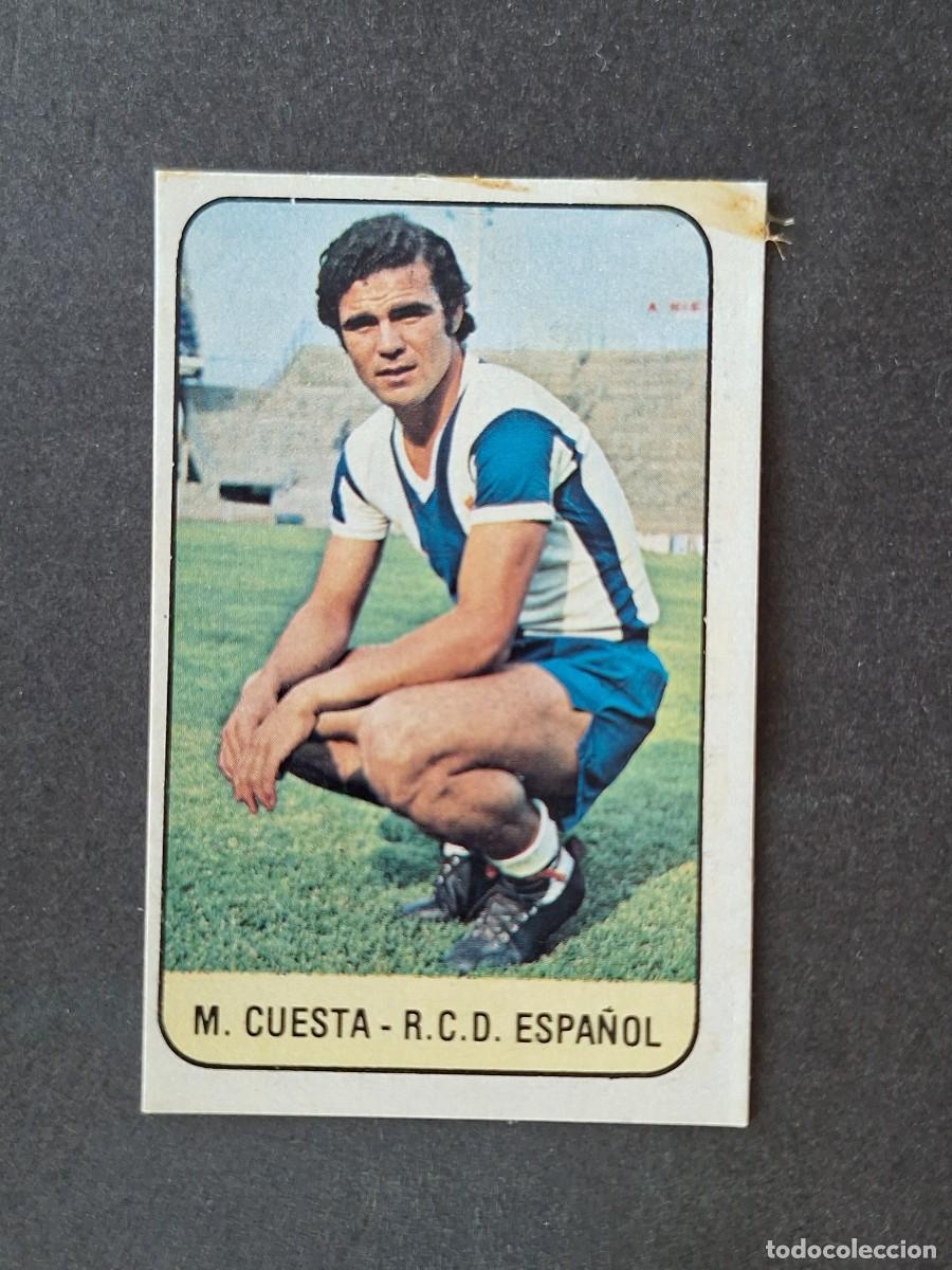 Cromos de f&uacute;tbol: L3 MANUEL CUESTA R. C. D. ESPA&Ntilde;OL LIGA ESTE 1978 1979 78 79 DESPEGADO RECUPERADO