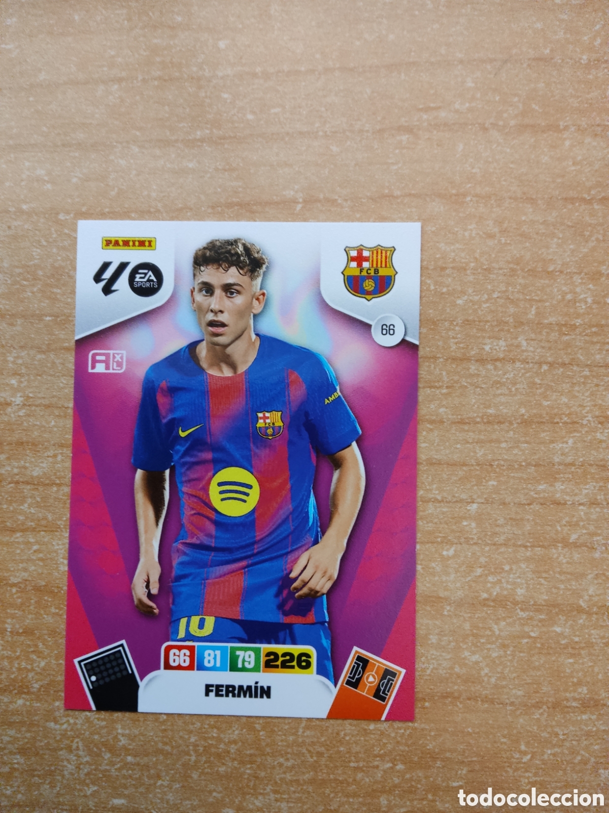 Cromos de f&uacute;tbol: 66 FERMIN LOPEZ BARCELONA ADRENALYN XL LIGA 2025 2026