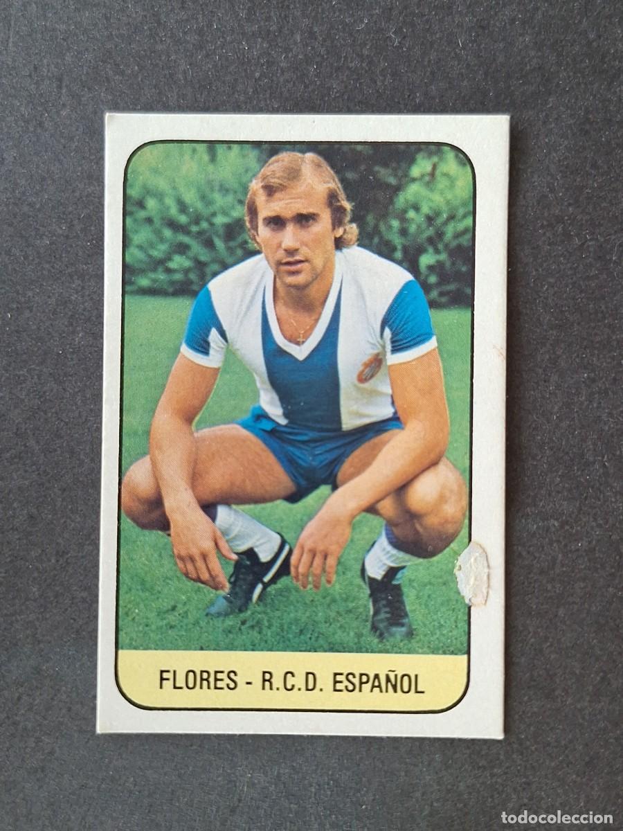 Cromos de f&uacute;tbol: L3 FLORES R. C. D. ESPA&Ntilde;OL LIGA ESTE 1978 1979 78 79 DESPEGADO RECUPERADO