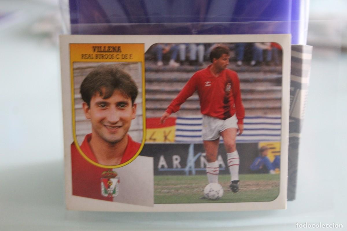 Cromos de f&uacute;tbol: ESTE 91 92 VILLENA BAJA RECUPERADO DE &Aacute;LBUM