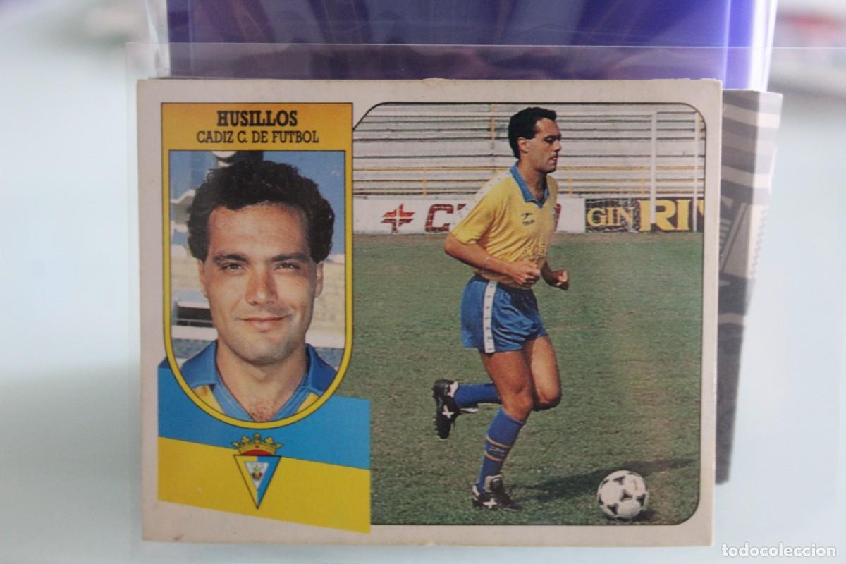 Cromos de f&uacute;tbol: ESTE 91 92 HUSILLOS BAJA RECUPERADO DE &Aacute;LBUM