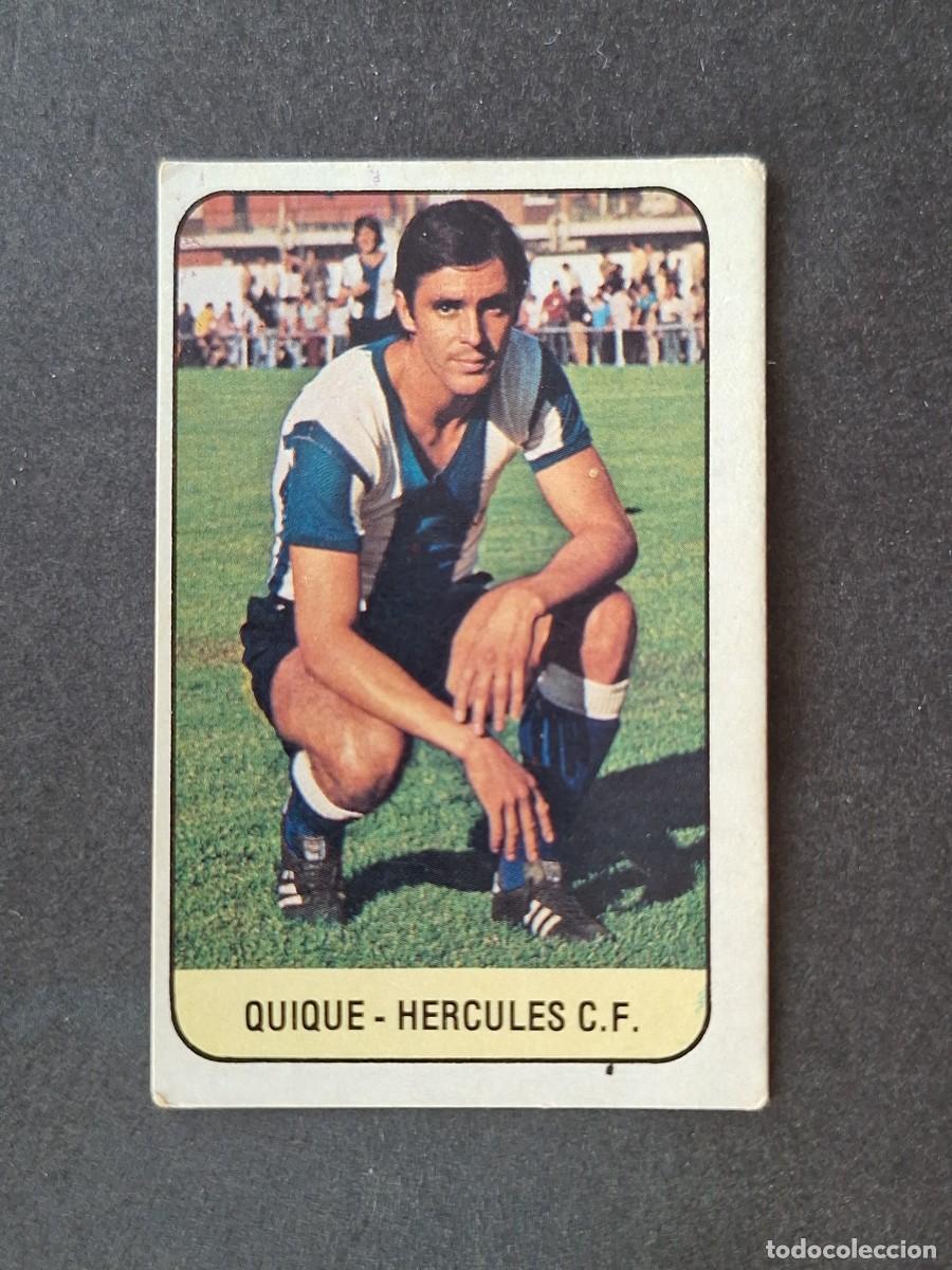Fu&szlig;ball-Sticker: L3 QUIQUE HERCULES C. F. LIGA ESTE 1978 1979 78 79 DESPEGADO RECUPERADO