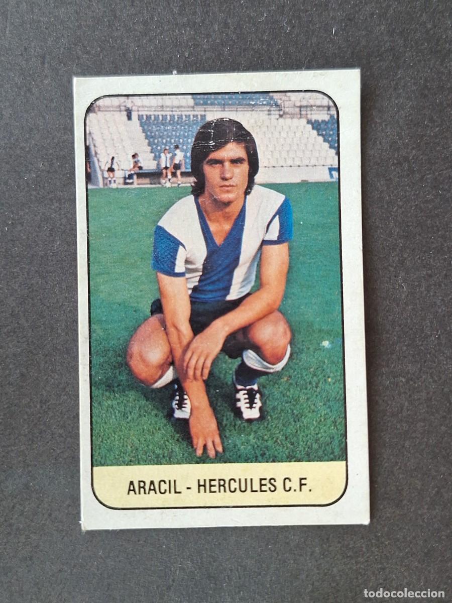 Fu&szlig;ball-Sticker: L3 ARACIL HERCULES C. F. LIGA ESTE 1978 1979 78 79 DESPEGADO RECUPERADO