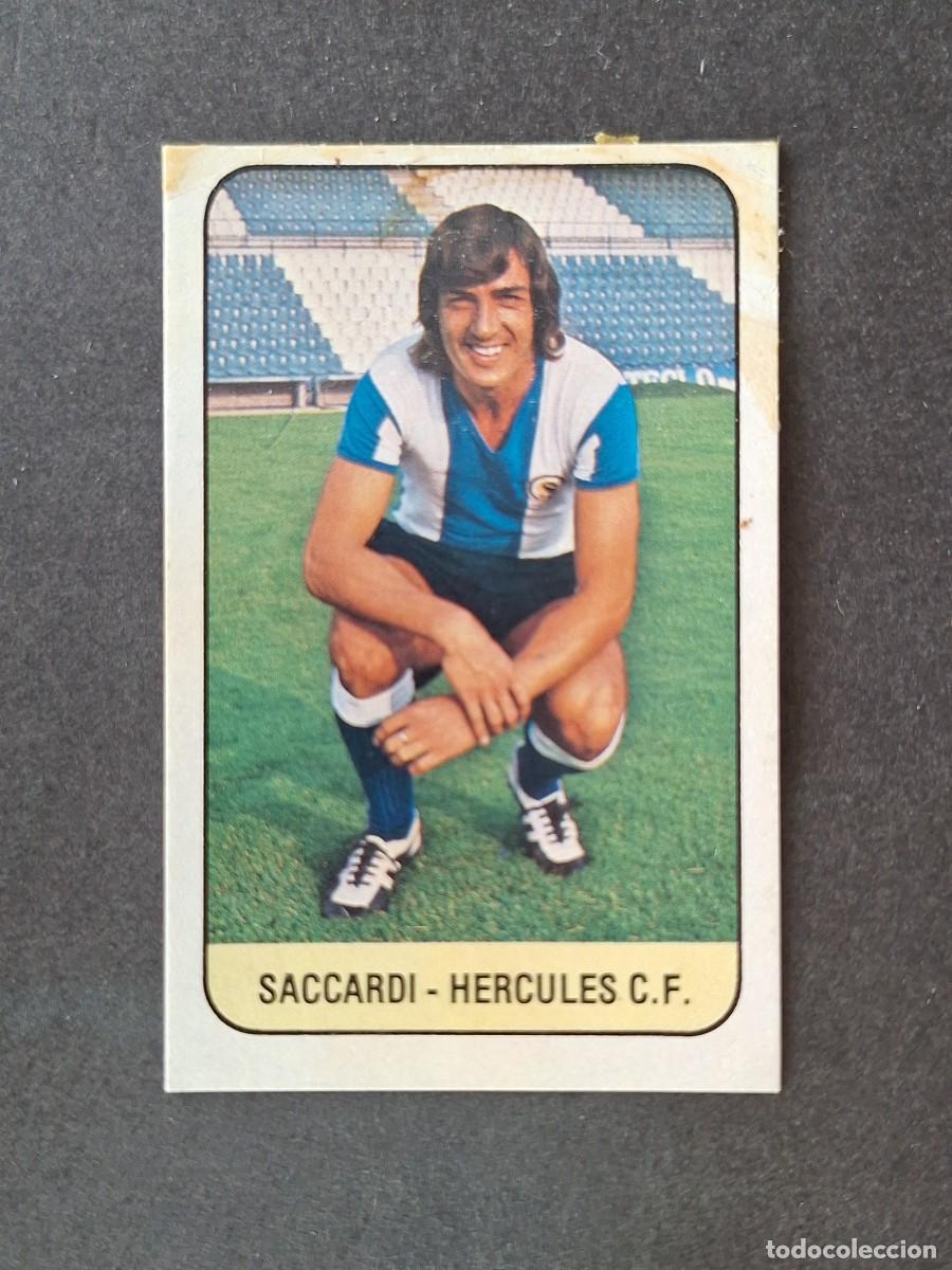 Fu&szlig;ball-Sticker: L3 SACCARDI HERCULES C. F. LIGA ESTE 1978 1979 78 79 DESPEGADO RECUPERADO