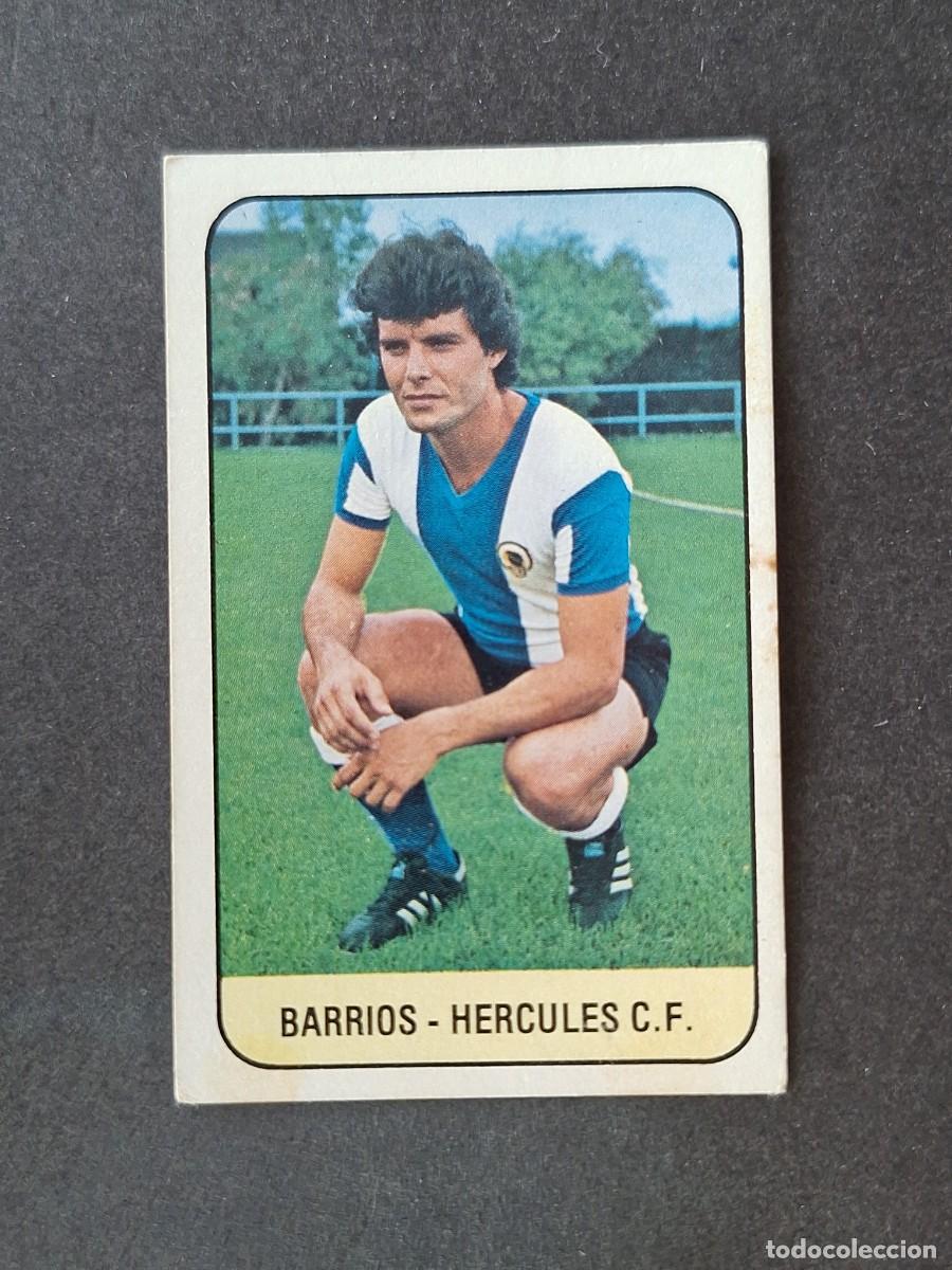 Fu&szlig;ball-Sticker: L3 BARRIOS HERCULES C. F. LIGA ESTE 1978 1979 78 79 DESPEGADO RECUPERADO