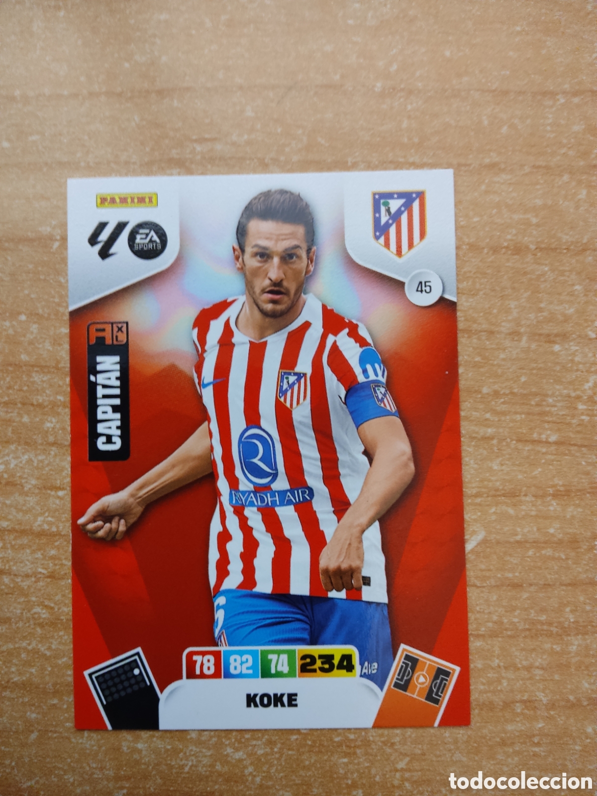 Fu&szlig;ball-Sticker: 45 KOKE ATLETICO MADRID ADRENALYN XL LIGA 2025 2026