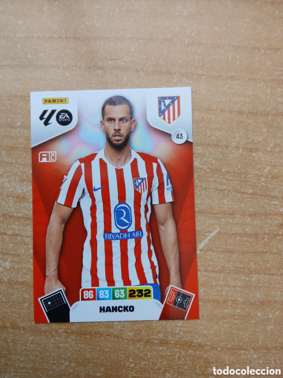 Cromos de Futebol: 43 HANCKO ATLETICO MADRID ADRENALYN XL LIGA 2025 2026